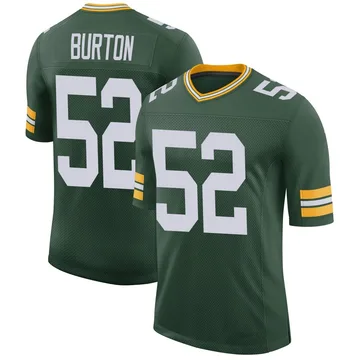 Youth Nike Green Bay Packers Jager Burton Green Classic Jersey - Limited