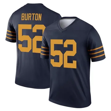Youth Nike Green Bay Packers Jager Burton Navy The 1923 Classic Jersey - Legend