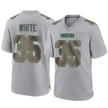 Youth Nike Green Bay Packers Jalen White Gray Atmosphere Fashion Jersey - Game