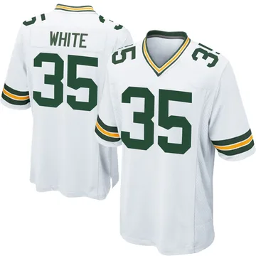 Youth Nike Green Bay Packers Jalen White White Jersey - Game