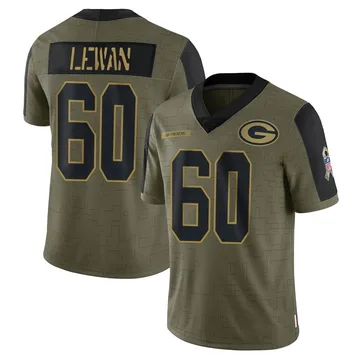 Youth Nike Green Bay Packers Jason Lewan Olive 2021 Salute To Service Jersey - Limited
