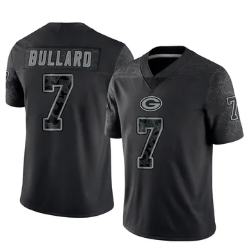 Youth Nike Green Bay Packers Javon Bullard Black Reflective Jersey - Limited