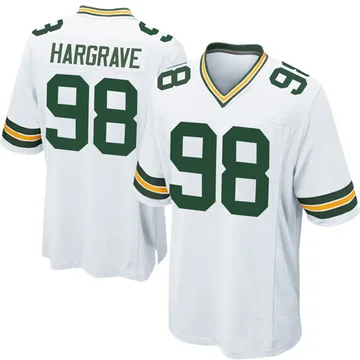 Youth Nike Green Bay Packers Javon Hargrave White Jersey - Game