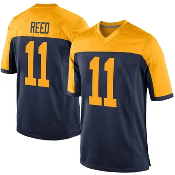 Youth Nike Green Bay Packers Jayden Reed Navy Alternate Jersey - Game