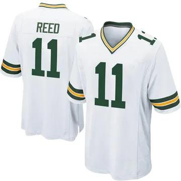 Youth Nike Green Bay Packers Jayden Reed White Jersey - Game