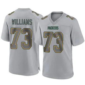 Youth Nike Green Bay Packers John Williams Gray Atmosphere Fashion Jersey - Game