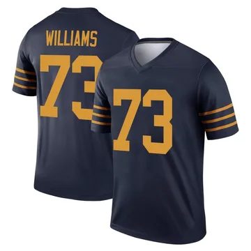 Youth Nike Green Bay Packers John Williams Navy The 1923 Classic Jersey - Legend