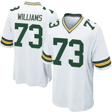Youth Nike Green Bay Packers John Williams White Jersey - Game
