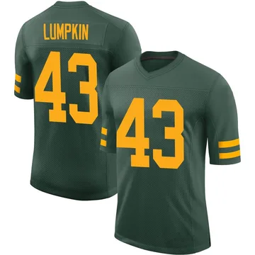 Youth Nike Green Bay Packers Johnny Lumpkin Green Alternate Vapor Jersey - Limited
