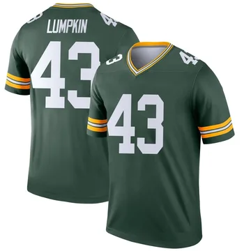 Youth Nike Green Bay Packers Johnny Lumpkin Green Jersey - Legend