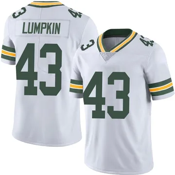 Youth Nike Green Bay Packers Johnny Lumpkin White Vapor Untouchable Jersey - Limited