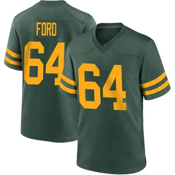 Youth Nike Green Bay Packers Jonathan Ford Green Alternate Jersey - Game