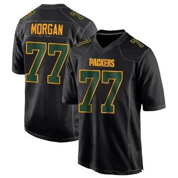 Youth Nike Green Bay Packers Jordan Morgan Black Fashion Jersey - Game