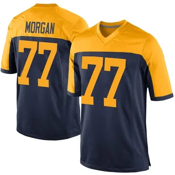 Youth Nike Green Bay Packers Jordan Morgan Navy Alternate Jersey - Game