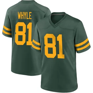 Youth Nike Green Bay Packers Josh Whyle Green Alternate Jersey - Game