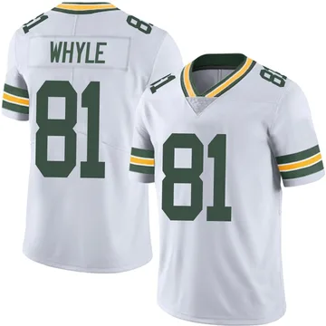 Youth Nike Green Bay Packers Josh Whyle White Vapor Untouchable Jersey - Limited