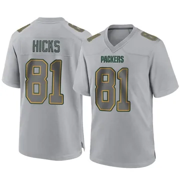 Youth Nike Green Bay Packers Julian Hicks Gray Atmosphere Fashion Jersey - Game