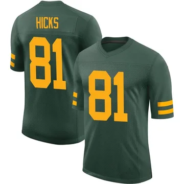 Youth Nike Green Bay Packers Julian Hicks Green Alternate Vapor Jersey - Limited