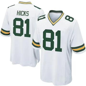Youth Nike Green Bay Packers Julian Hicks White Jersey - Game