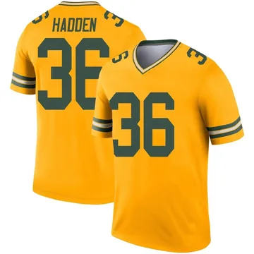 Youth Nike Green Bay Packers Kamal Hadden Gold Inverted Jersey - Legend