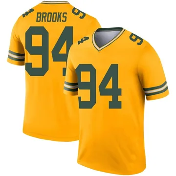 Youth Nike Green Bay Packers Karl Brooks Gold Inverted Jersey - Legend