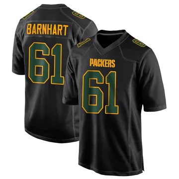 Youth Nike Green Bay Packers Karsen Barnhart Black Fashion Jersey - Game