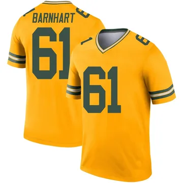 Youth Nike Green Bay Packers Karsen Barnhart Gold Inverted Jersey - Legend