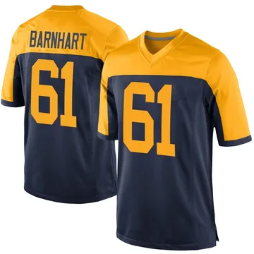 Youth Nike Green Bay Packers Karsen Barnhart Navy Alternate Jersey - Game
