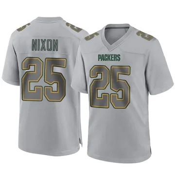 Youth Nike Green Bay Packers Keisean Nixon Gray Atmosphere Fashion Jersey - Game