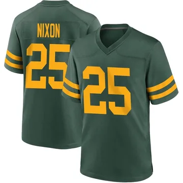 Youth Nike Green Bay Packers Keisean Nixon Green Alternate Jersey - Game