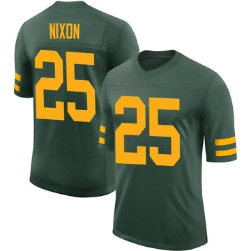 Youth Nike Green Bay Packers Keisean Nixon Green Alternate Vapor Jersey - Limited