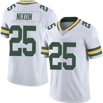 Youth Nike Green Bay Packers Keisean Nixon White Vapor Untouchable Jersey - Limited