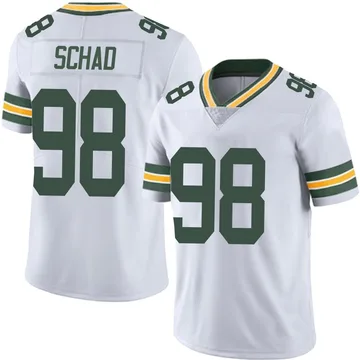 Youth Nike Green Bay Packers Keonte Schad White Vapor Untouchable Jersey - Limited