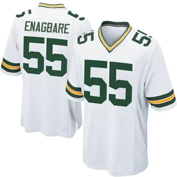 Youth Nike Green Bay Packers Kingsley Enagbare White Jersey - Game