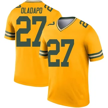 Youth Nike Green Bay Packers Kitan Oladapo Gold Inverted Jersey - Legend