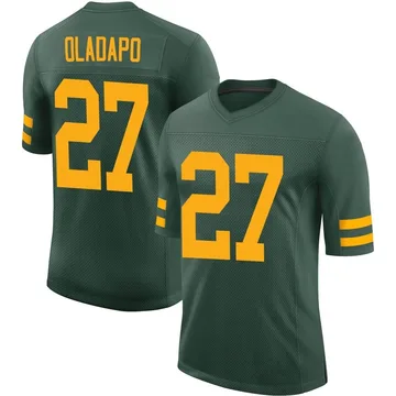 Youth Nike Green Bay Packers Kitan Oladapo Green Alternate Vapor Jersey - Limited