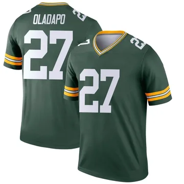 Youth Nike Green Bay Packers Kitan Oladapo Green Jersey - Legend