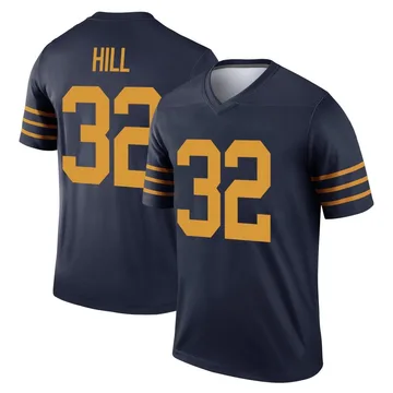 Youth Nike Green Bay Packers Kylin Hill Navy The 1923 Classic Jersey - Legend