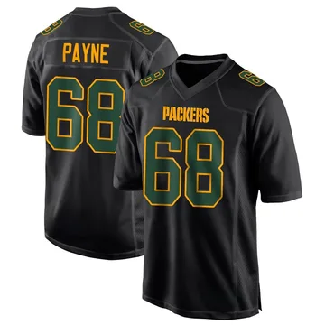 Youth Nike Green Bay Packers Leonard Payne Black Fashion Jersey - Game
