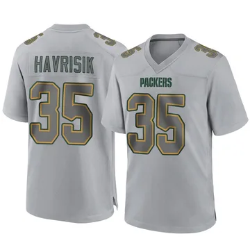Youth Nike Green Bay Packers Lucas Havrisik Gray Atmosphere Fashion Jersey - Game