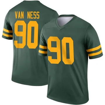 Youth Nike Green Bay Packers Lukas Van Ness Green Alternate Jersey - Legend