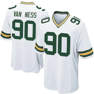 Youth Nike Green Bay Packers Lukas Van Ness White Jersey - Game