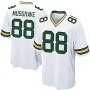 Youth Nike Green Bay Packers Luke Musgrave White Jersey - Game