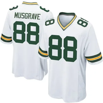 Youth Nike Green Bay Packers Luke Musgrave White Jersey - Game