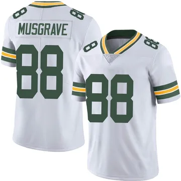 Youth Nike Green Bay Packers Luke Musgrave White Vapor Untouchable Jersey - Limited