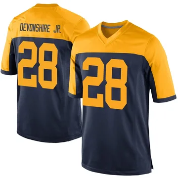 Youth Nike Green Bay Packers MJ Devonshire Jr. Navy Alternate Jersey - Game