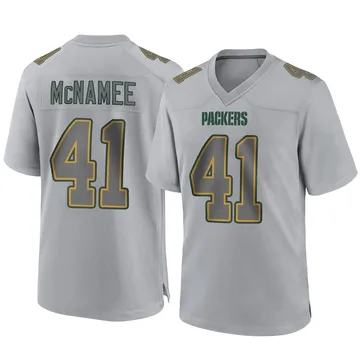 Youth Nike Green Bay Packers Mark McNamee Gray Atmosphere Fashion Jersey - Game