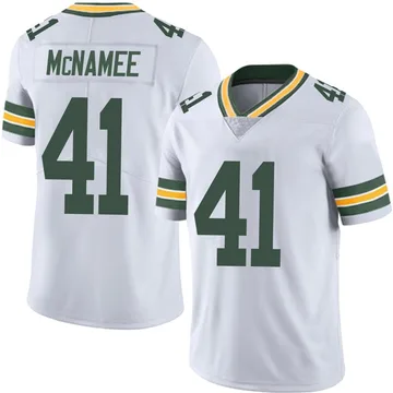Youth Nike Green Bay Packers Mark McNamee White Vapor Untouchable Jersey - Limited
