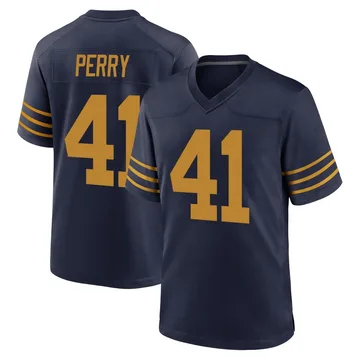 Youth Nike Green Bay Packers Mark Perry Navy The 1923 Classic Jersey - Game