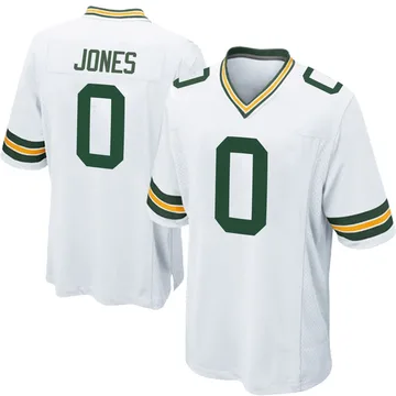 Youth Nike Green Bay Packers Marlon Jones White Jersey - Game
